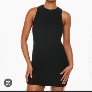 Babaton Ribbed Aritzia Sculpt Mini Dress XS
